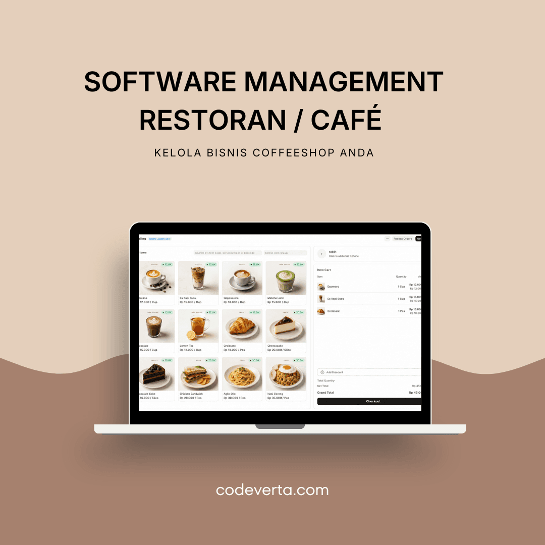 Coffee Shop POS & Management System untuk bisnis Jogja