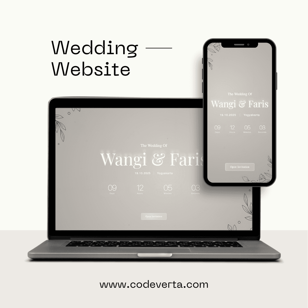 Website Undangan Pernikahan Digital Interaktif